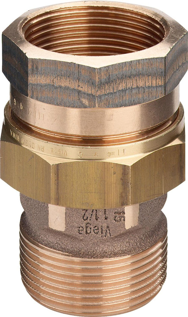 Viega Verschraubung, R 1/2, Rp 1/2 Rotguss oder Siliziumbronze Modell 3331, 271374