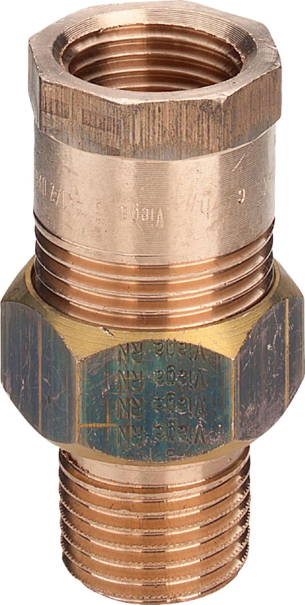 Viega Verschraubung, R 3/8, Rp 3/8 Rotguss oder Siliziumbronze Modell 3341, 446994