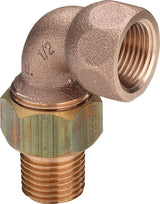 Viega Verschraubung, R 1/2, Rp 1/2 Rotguss oder Siliziumbronze Modell 3098, 145804