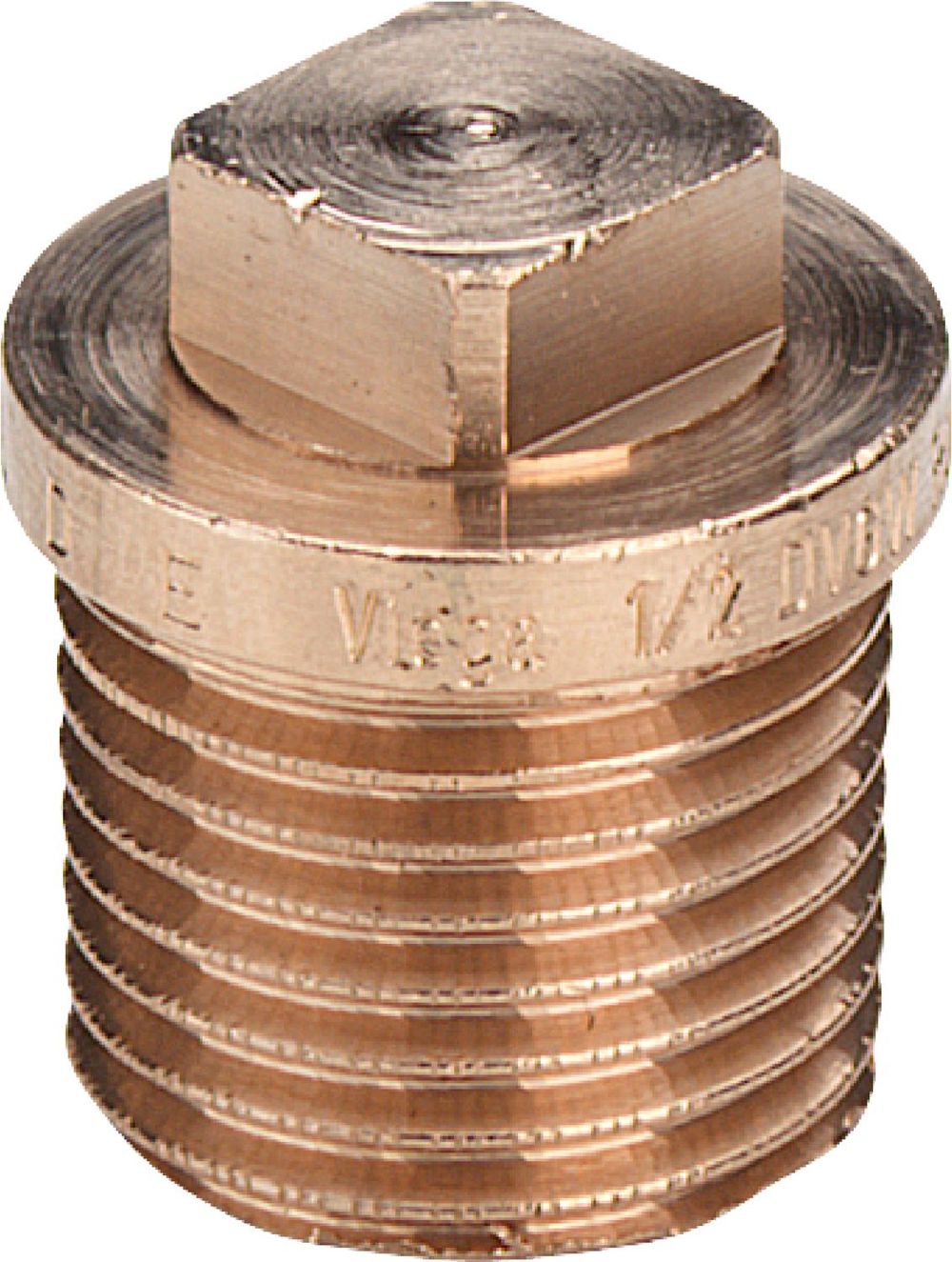 Viega Stopfen, R 1/8 Rotguss oder Siliziumbronze Modell 3290, 441425