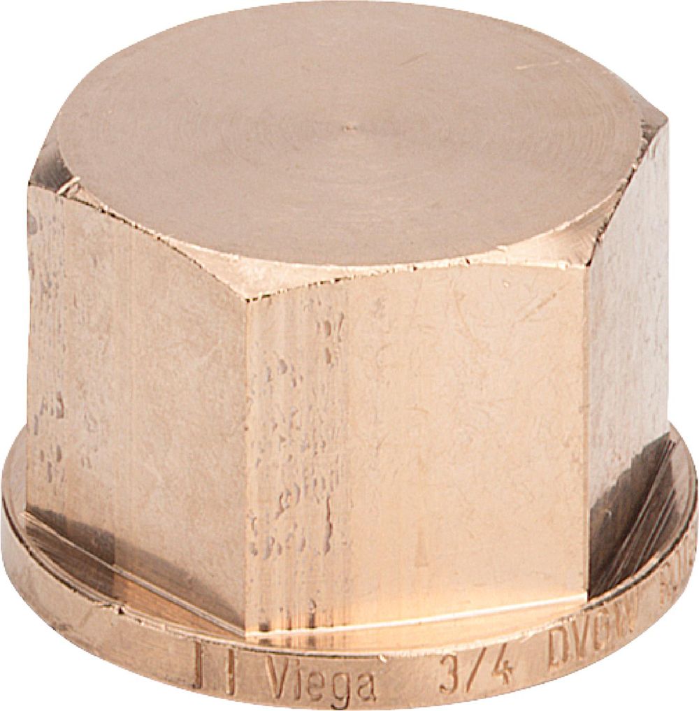 Viega Kappe, Rp 1/2 Rotguss oder Siliziumbronze Modell 3301, 266660