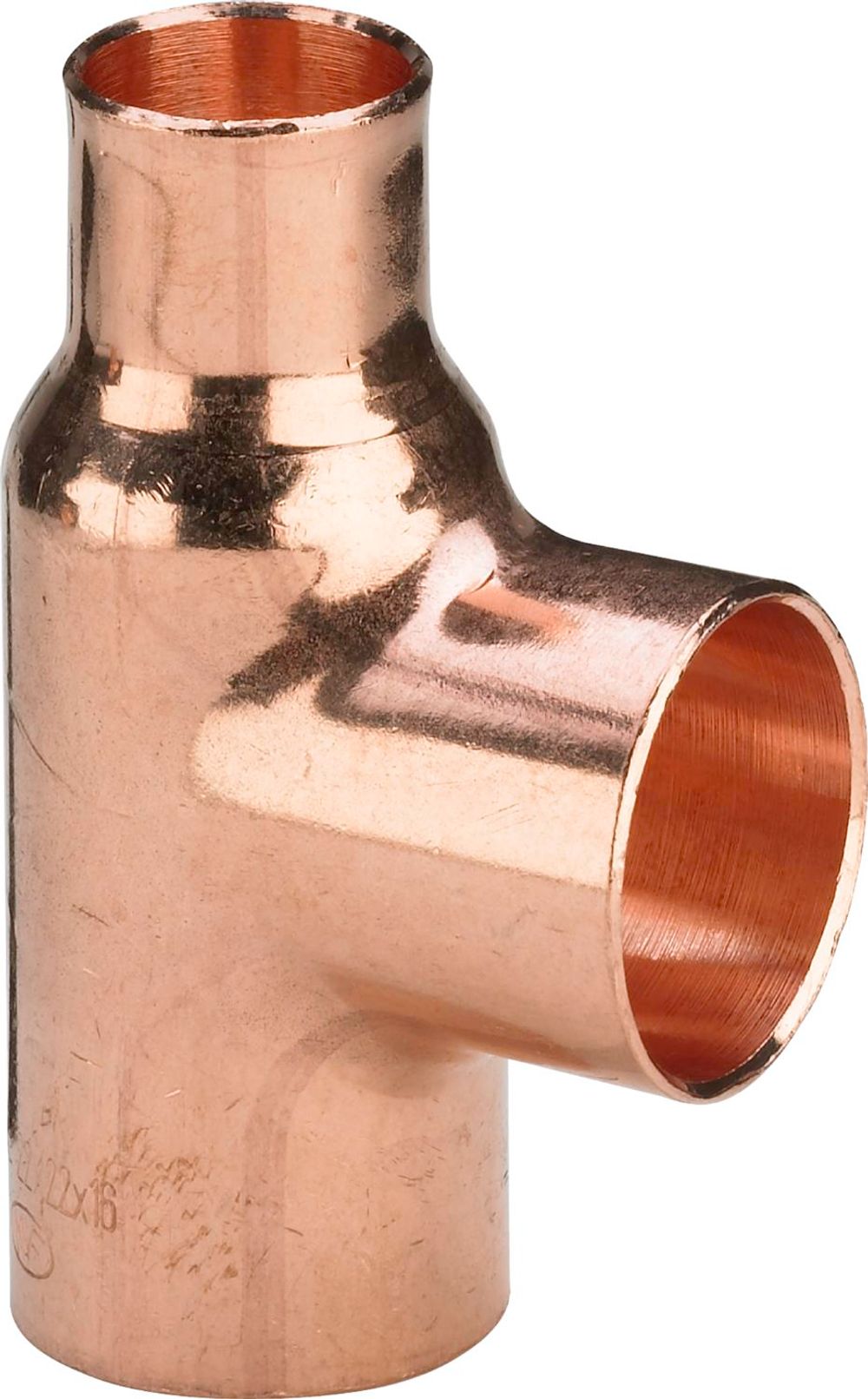 Viega T-Stück, d1 28, d2 22, d3 28 Kupfer Modell 95130, 101282