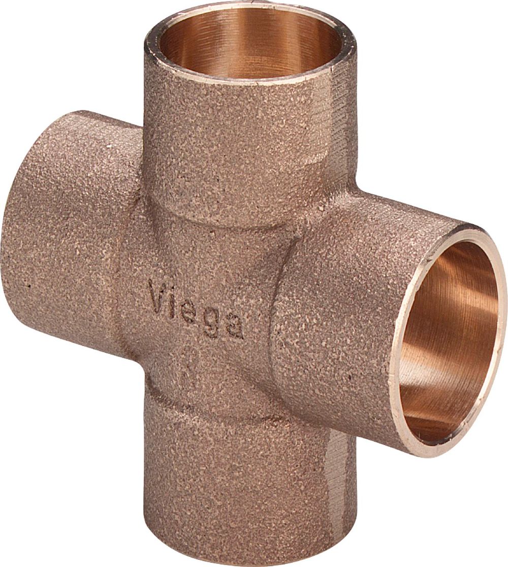 Viega Kreuzstück, d 18mm Rotguss Modell 94180, 134464