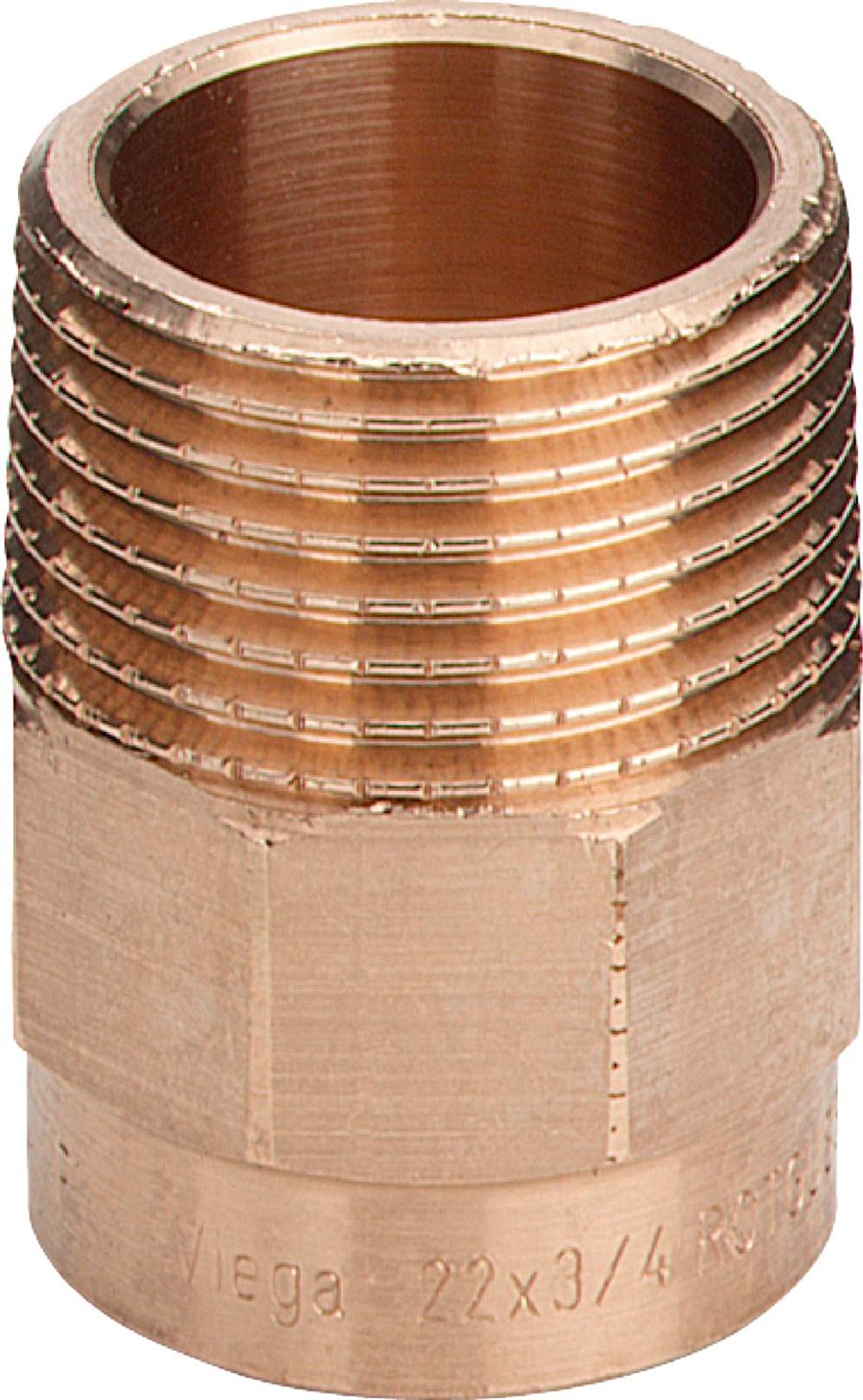 Viega Übergangsstück, d 54mm, R 11/2 Rotguss Modell 94243G, 169305