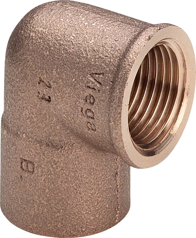 Viega Übergangswinkel 90 Grad, d 18mm, Rp 3/4 Rotguss Modell 94090G, 109011