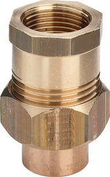 Viega Übergangsverschraubung, d 22mm, Rp 3/4 Rotguss, Messing Modell 94330G, 117399
