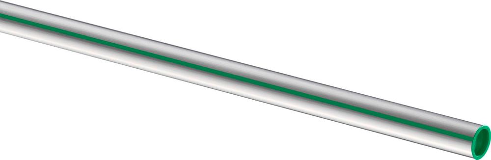 Viega Sanpress LF Sanpress-Rohr, d 15mm, s 1mm, L 6m Stahl nichtrostend Modell 2205, 615994