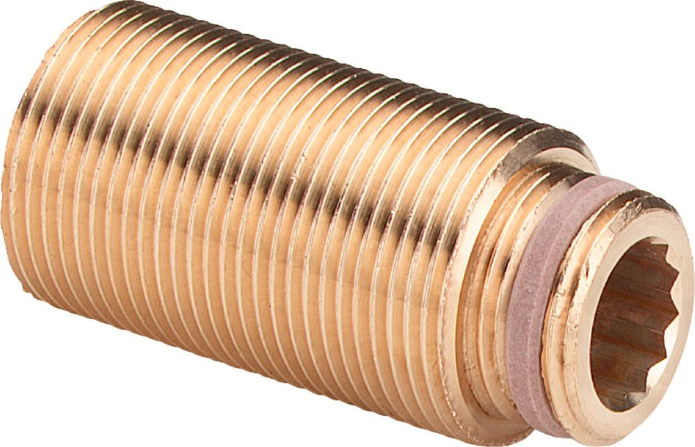 Viega Raxofix Verlängerung, Rp 1/2, G 3/4, L 25 Rotguss Modell 2032.9, 322960