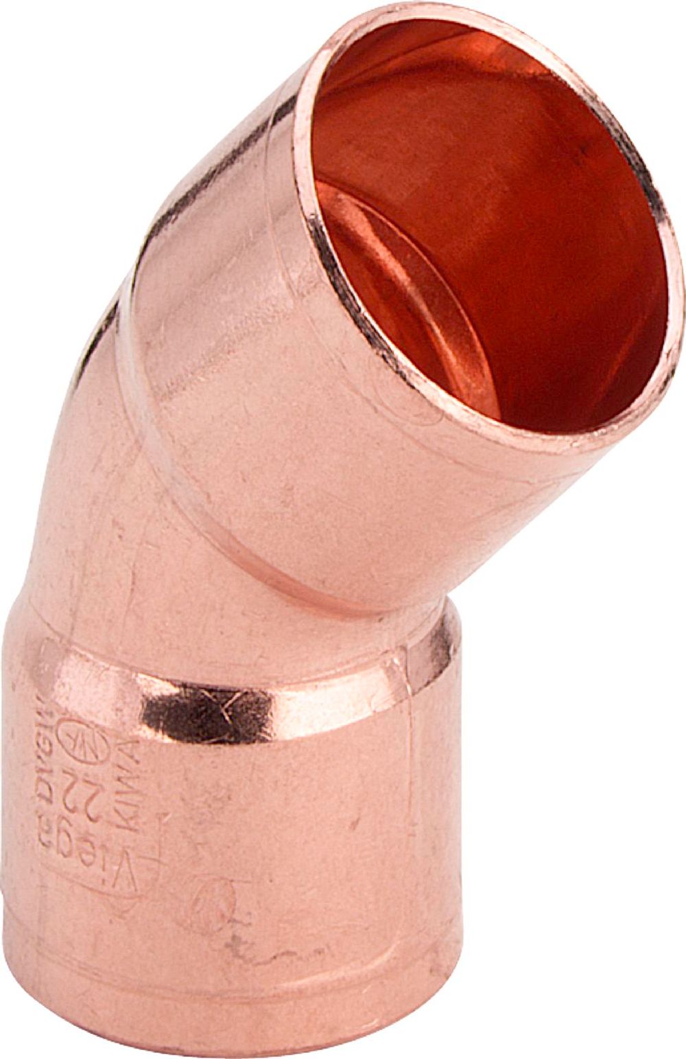 Viega Bogen 45 Grad, d 12mm Kupfer Modell 95041, 103309