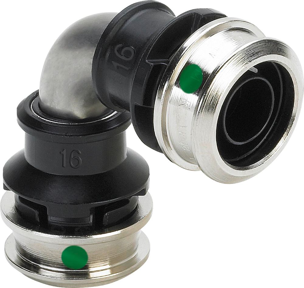 Viega Raxinox-Bogen 90 Grad, d 20mm Stahl nichtrostend Modell 4416, 723484