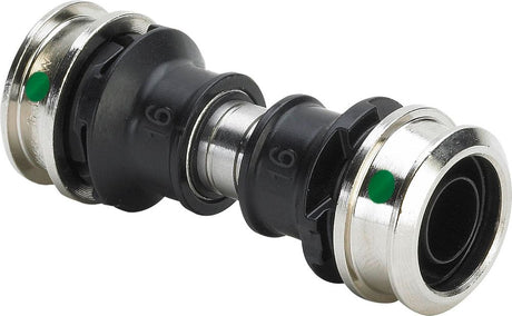 Viega Raxinox-Kupplung, d1 16, d2 16 Stahl nichtrostend Modell 4415, 724177
