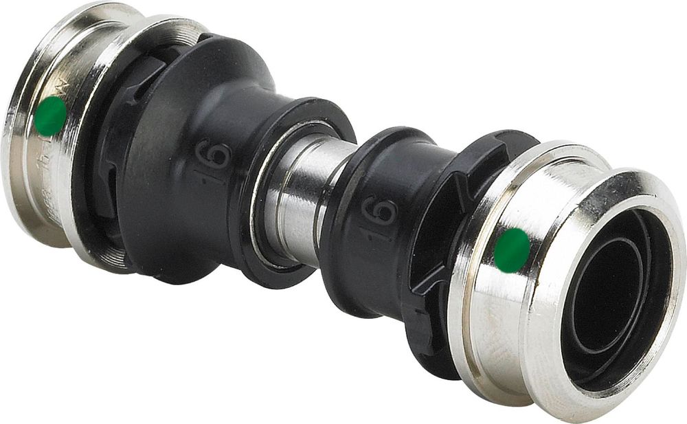 Viega Raxinox-Kupplung, d1 20, d2 20 Stahl nichtrostend Modell 4415, 724184