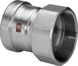 Viega Temponox XL-Übergangsstück, d 88,9mm, Rp 3 Stahl nichtrostend Modell 1712XL, 811921