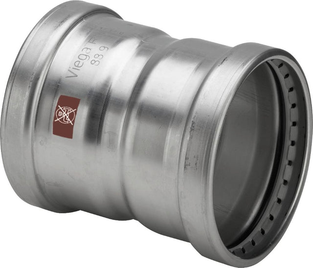 Viega Temponox XL-Muffe, d 108,0mm Stahl nichtrostend Modell 1715XL, 809171