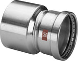 Viega Temponox XL-Reduzierstück, d1 76,1, d2 35 Stahl nichtrostend Modell 1715.1XL, 809515