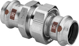 Viega Temponox-Verschraubung, d 54mm Messing vernickelt, Stahl nichtrostend Modell 1760, 810603