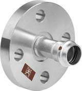 Viega Temponox-Flanschübergang, DN 40, d 42mm, n 4 Stahl nichtrostend Modell 1759, 811143