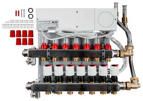 Wolf Heizkreisverteiler mit Regler CUC 7 Heizkreise, UF-Control 230V, 2072447