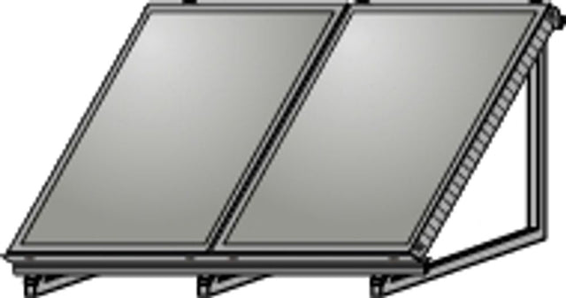 Wolf AluFlex-U Aufstellgerüst Hochformat für 2 Kollektoren F3-1/CFK-1, 2484083