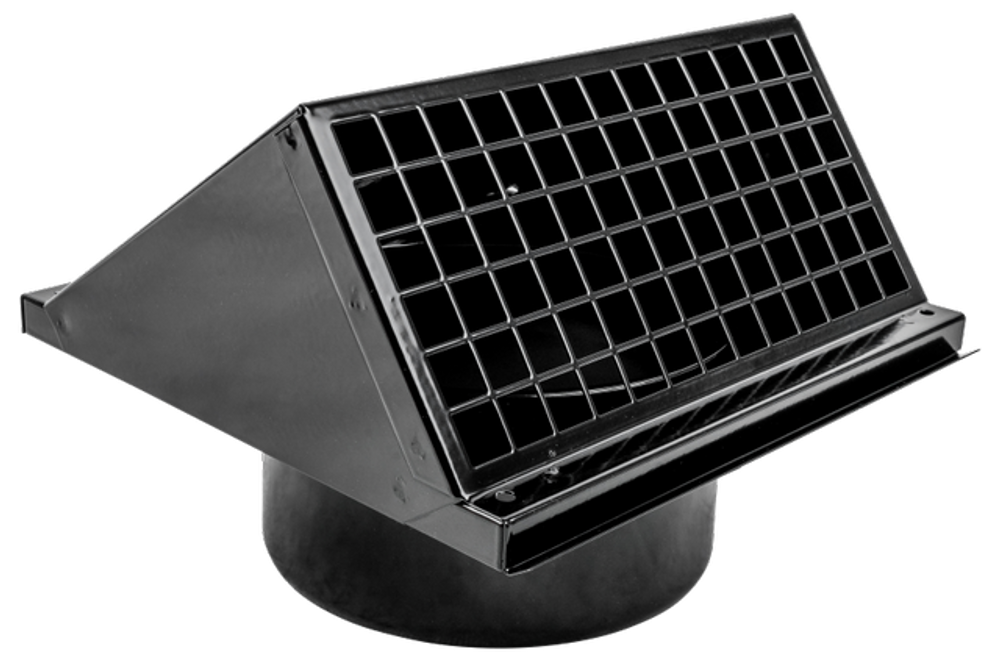 Wolf Wandhaube DN160 Farbe: schwarz, für CWL, 2575807