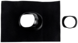 Wolf Universelle Dachpfanne schwarz 25 - 45Gr. Dachneigung, für CWL-400, 2577002