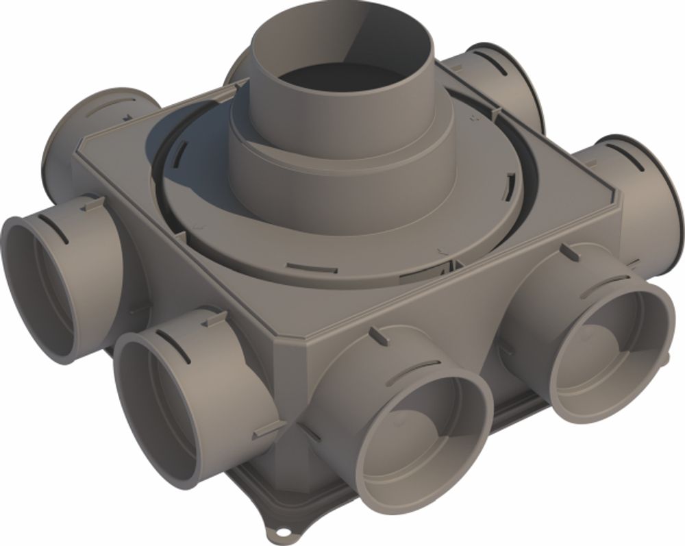 Wolf Luftverteiler Flach mini 8-75 für CWL, 2577835