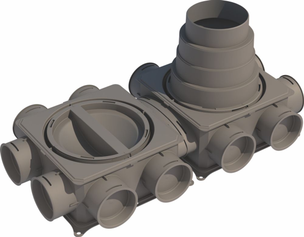 Wolf Luftverteiler Flach mini 12-75 für CWL, 2577838