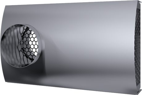 Wolf UniAir Design-Doppelgitter DN125 Edelstahl, für CWL, 2577959