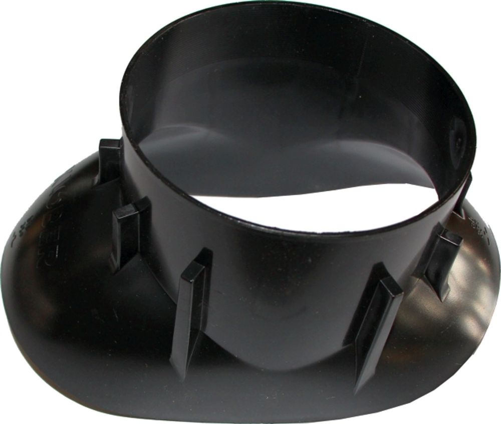 Wolf Adapter Klöber Grundplatten DN108 für Schrägdach 20 - 50 Grad, schwarz, 2600036