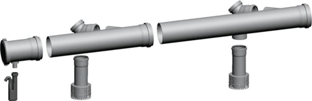 Wolf Grundbausatz DN110/160 raumluftabhängig, für CGB-75/100, 2651310
