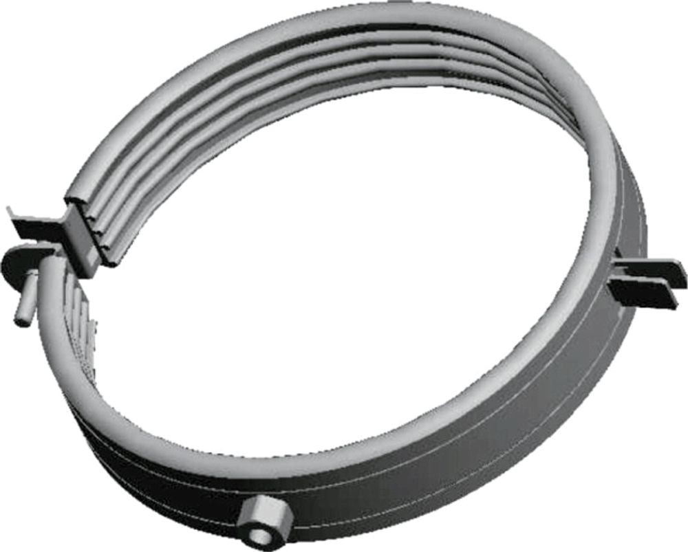 Wolf Rohrschelle DN200 inkl. Stockschraube und Dübel, 2651373