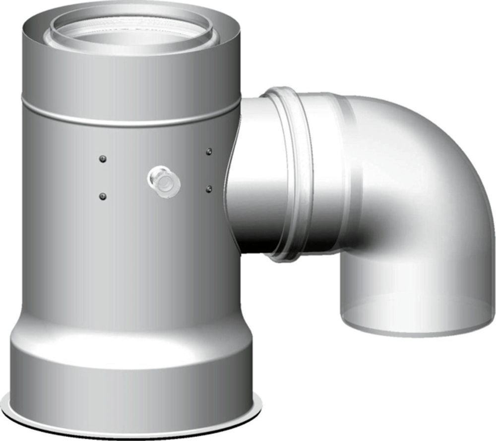 Wolf Adapter 2xDN160 auf DN160/225 für raumluftunabhängigen Betrieb MGK-2, 2651332