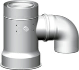 Wolf Adapter 2xDN160 auf DN160/225 für raumluftunabhängigen Betrieb MGK-2, 2651332