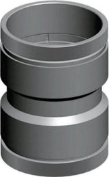 Wolf Verbindungsstück DN110 Kupplung für 2 flexible Rohre, 2651716