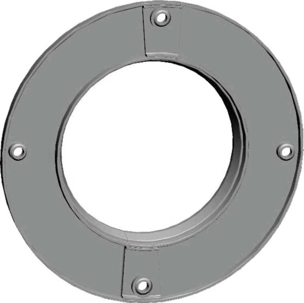 Wolf Rosette DN100 Innenwand, rund zweiteilig, weiß, aus PP, 2651736