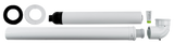 Wolf Anschluss-Set DN60/100 - C13x L:750mm, raumluftunabhängig, aus PP, 2651749