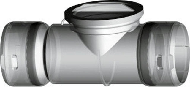 Wolf Revisionsrohr DN60 flexibel 240 mm, aus PP, 2651792