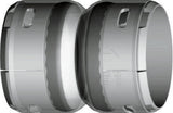 Wolf Verbindungsstück DN60 Kupplung für 2 flexible Rohre, 2651793