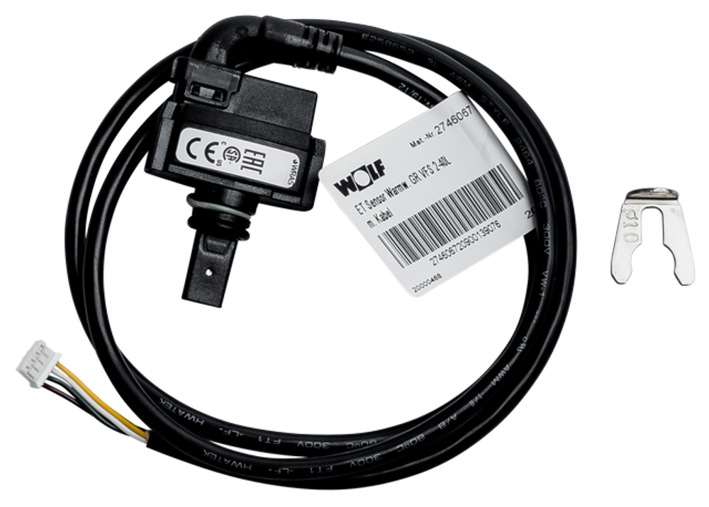 Wolf Sensor Warmw. GR VFS 2-40L m. Kabel für FWS-2-80, 2746067
