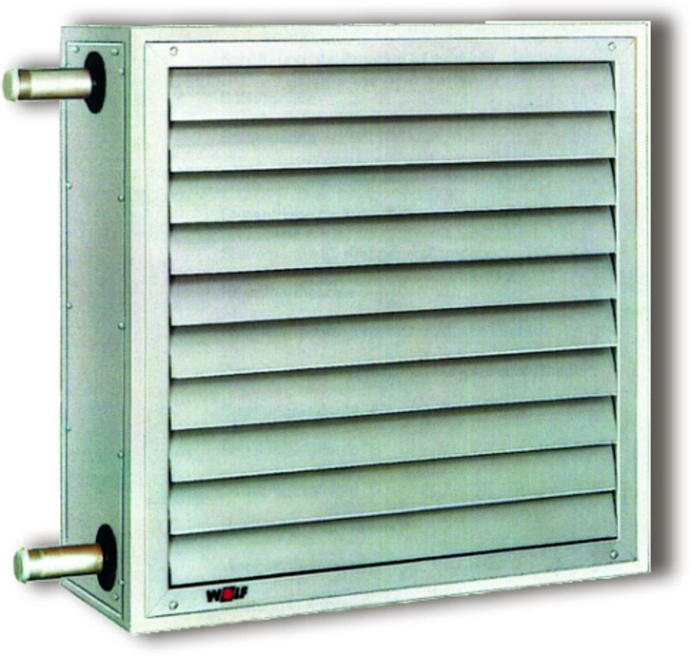 Wolf Luftheizer LH 25 Typ 3 - 400V Wärmetauscher Kupfer-Aluminium, 6523556