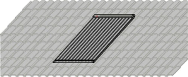 Wolf Erweiterungs-Aufd.-Montageset für 1 Kollektor CRK, Falz-Ziegel, 7701611