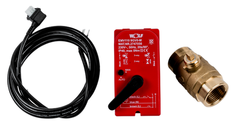 Wolf 2-Wege Sperrventil DN 25 RP 1 230V für CHA, 9146879