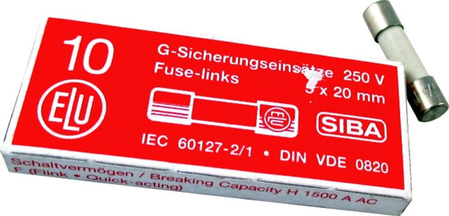 Wolf Sicherung Fein 4A Flink 250V 5x20mm für CGB-2, 274570099