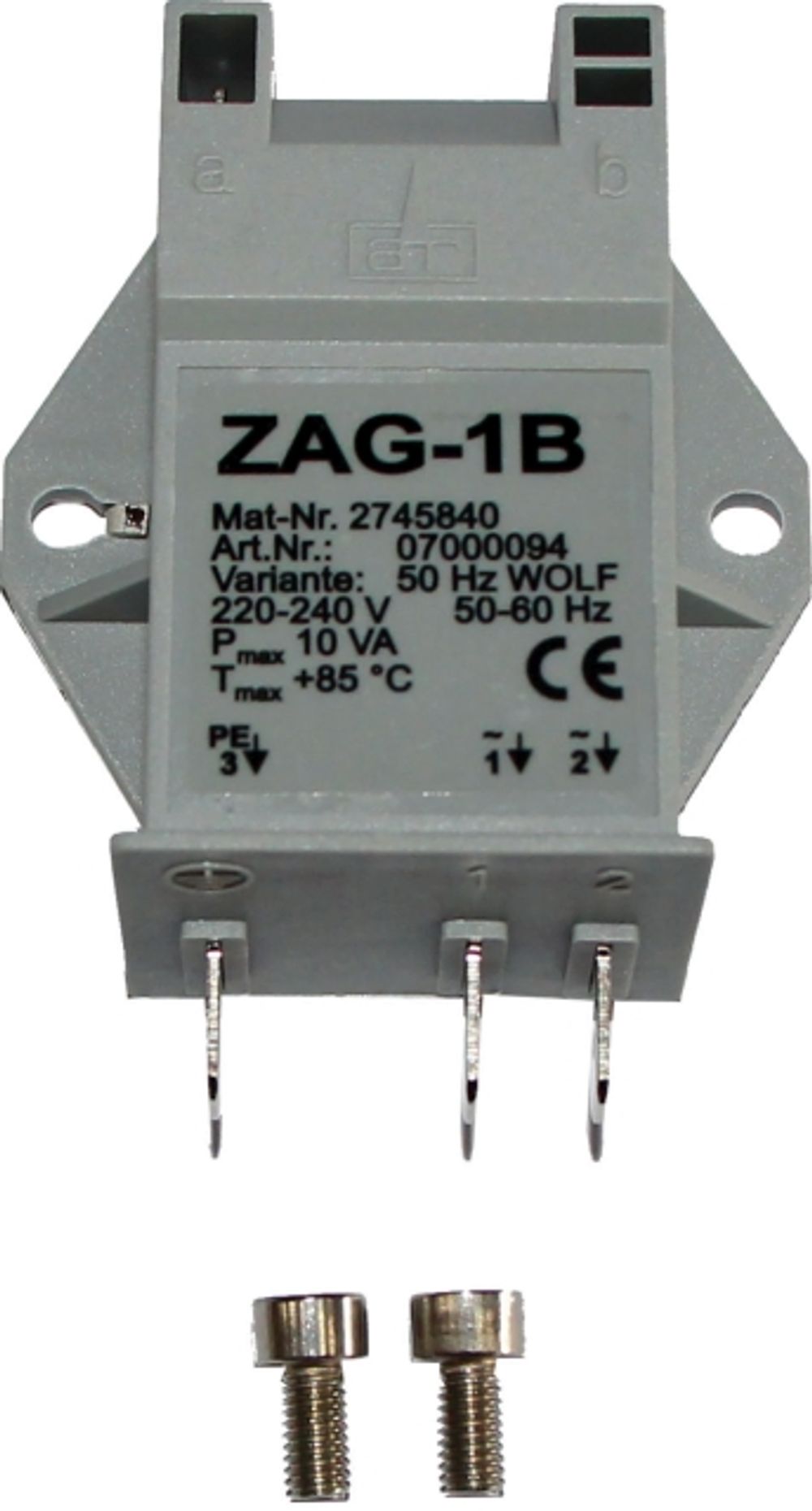 Wolf Zündtrafo 1-polig für CGB-2, 274584099