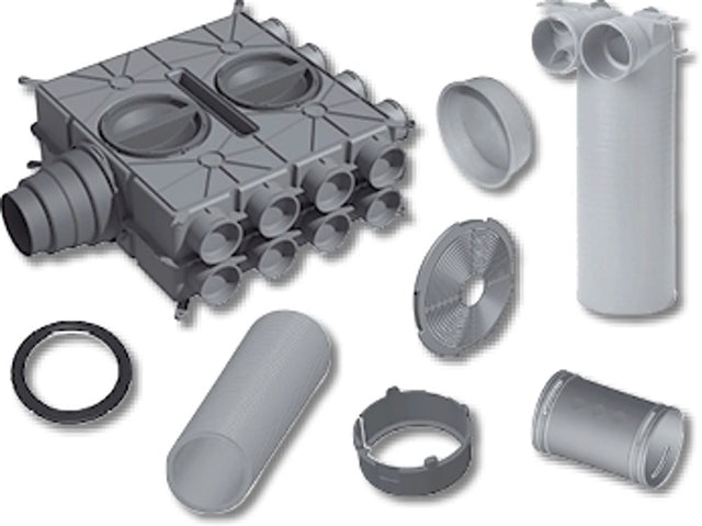 Wolf Zubehörpaket Rohbau 150m Schlauch 75/63, für CWL, 2577414Z11