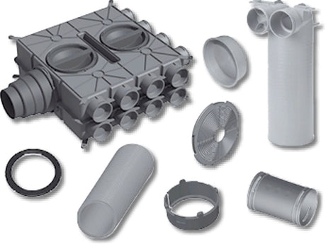 Wolf Zubehörpaket CWL Rohbau 200m Schlauch 75/63 antistatisch/-mikrobiell, 2577413Z12