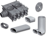 Wolf Zubehörpaket CWL Rohbau 100m 50/100 Flachkanal, antistatisch/-mikrobiell, 2576163Z10