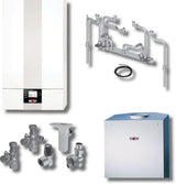 Wolf Paket Brennwerttherme CGB-2-24 Speicher CSW-120, BM-2, Aufputz, 8615010F12