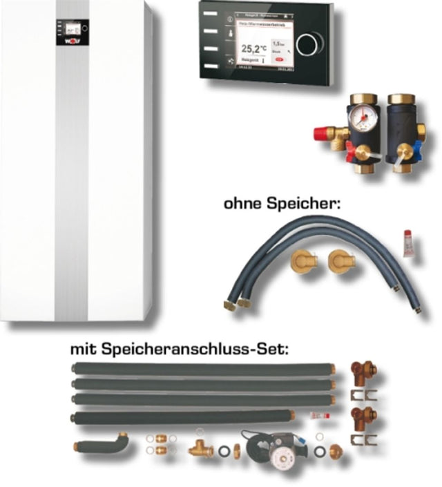 Wolf Paket Gasbrennwertkessel TGB-2-30 Ausführung Heizkreis, BM-2, 8615762W05