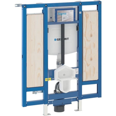 Geberit Duofix Element für Wand-WC, 112 cm, mit Sigma UP-Spülkasten 12 cm, barrierefrei, WC höhenverstellbar, für Stütz- und Haltegriffe, 111.904.00.5